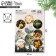 Paper stickers "Gift for you", for gifts, 14 x 21 cm, New Year