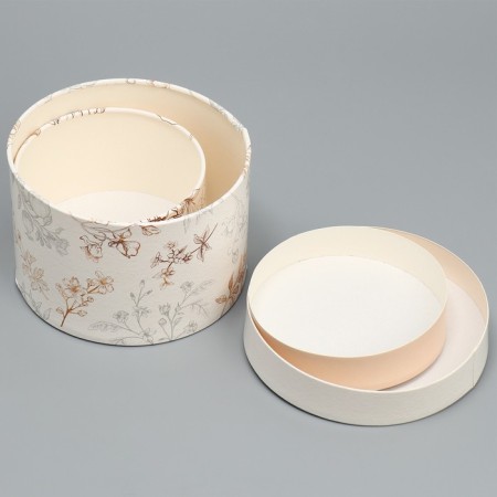 Set of hats 2 in 1, gift packaging, “tenderness”, 16 x 11.5, 13 x 9 cm-8