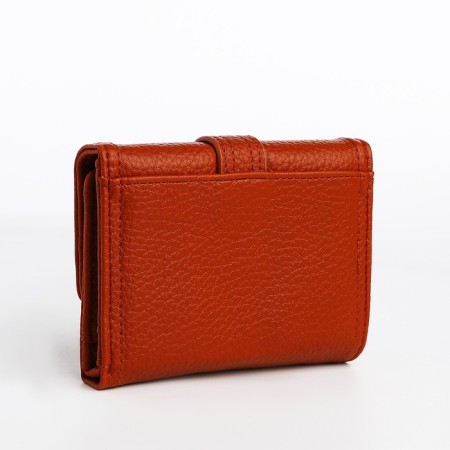 Women's wallet on the button, redhead color-1