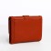 Women's wallet on the button, redhead color