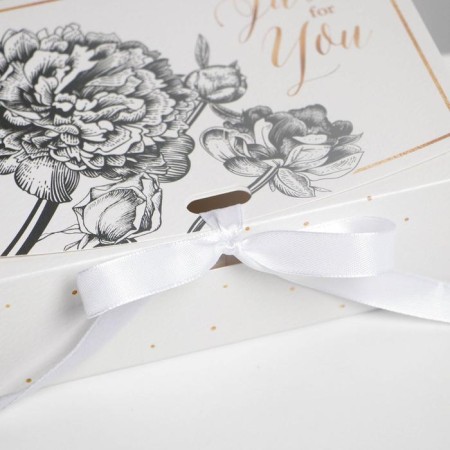 Gift folding box, packaging, “Just for You”, 16.5 x 12.5 x 5 cm-2