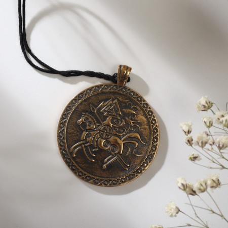 Symbol of the ancestors "Slapnir" (will help to shift the solution to the problem or life situation from a dead point towards improvement), 68 cm-2