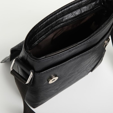 Male bag, black color-4