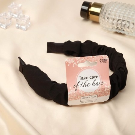 Hair rim "Astrid" 3 cm, black-1