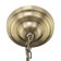 Suspended Citilux “Ingvar” CL334283, 60x60x45 cm, 8x60W, E14, brown color