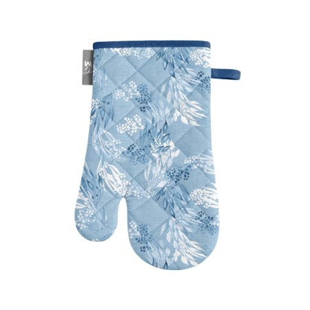Azure mittens and size, size 18x30 cm