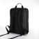 City backpack on a zipper, 2 pockets, with USB, black color