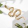 Brooch "Snake" winding, color gold