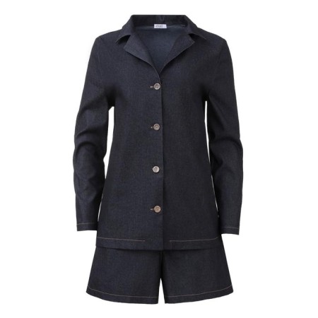 Women's costume (jacket, shorts) minku: enjoy color black, size 50-9