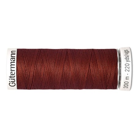 SEW-HALL thread for all materials, 200 m, 748277 (227 brown-brick)