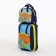 Small suitcase 20 ”, a road bag with a zipper, blue/orange color