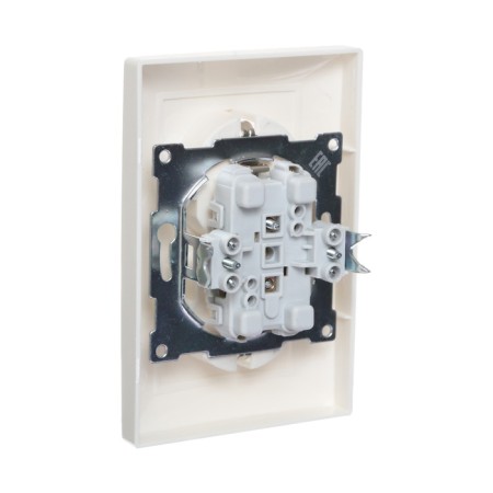 Double Luazon Lighting "Antei", 16 a, hidden, with salary, white-2