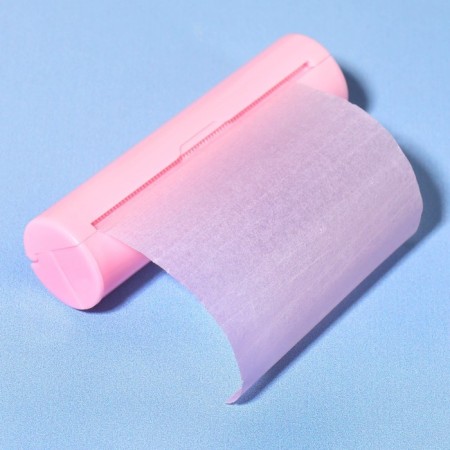Leaf soap, in roll, d 2.3 × 9 cm, 120 cm, pink color-5