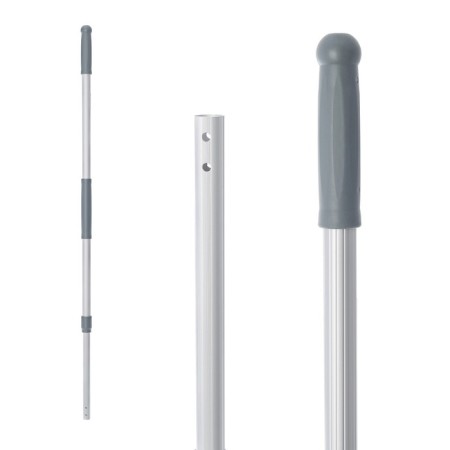 The handle of aluminum telescopic clicking, 100-180 cm