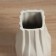 VAZA Keramics desktop "Allesio" 25.5x12 cm, white