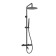 The shower system wasserkraft a288.258.217.bm Thermo, tropical shower, thermostat, black