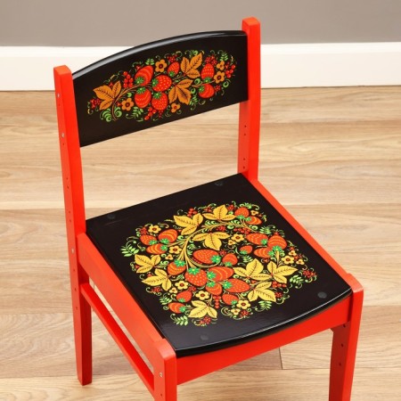 Children's chair "Baby" 1-3 p. K. type 2, with art painting, the highest category-3