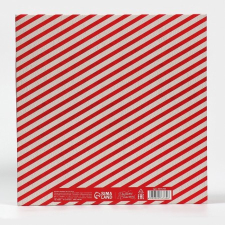 Box the team "New Year's Post", 26 x 26 x 8 cm, New Year-4