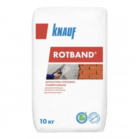 Plaster gypsum knauf Rotband (Knauf Rotband), 10kg
