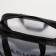 Cosmetic bag with lightning, black color