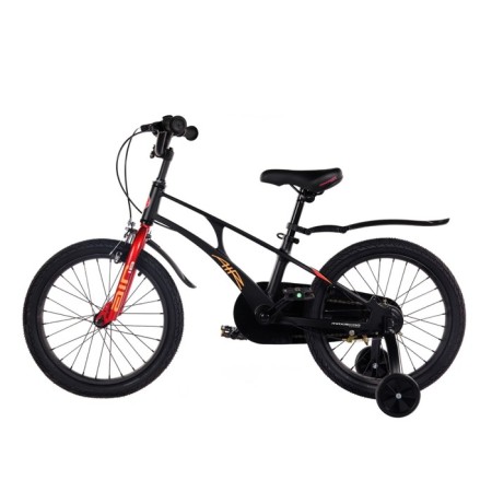 Bicycle 18 ’’ maxiscoo Air standard, black matte color-2