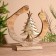 Interior souvenir in the wooden ring "Christmas tree" 33x8x34 cm
