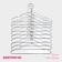 Shoulders - Manzers for clothing Anti -slip Dolyana, 40 × 20 cm, 10 pcs, white color