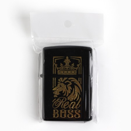Boss lighter "Real Boss", 5.5 x 3.5 cm.-5