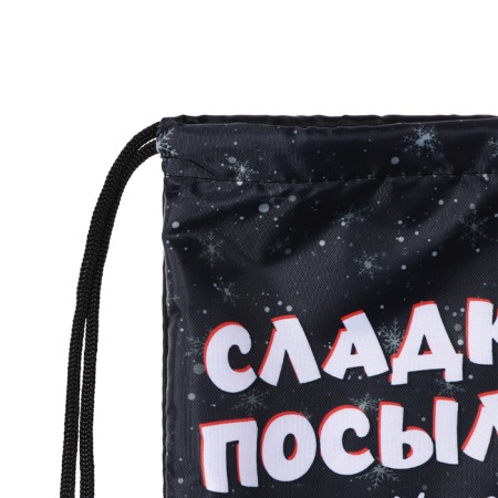 New Year. Bag for sweets 290 x 340 mm "Parcel from Santa Claus" (soft polyester density 210d)-3