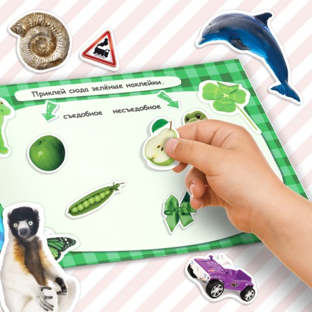 100 stickers set of "training", 4 pcs. 12 p.-4
