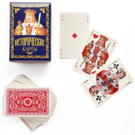 Playing gifts "Historical", premium, 36 pcs, map 8.5 x 6.5 cm, cardboard 270 g-2