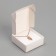 Box for jewelry, packaging, “white”, 7.5 x 7.5 x 3 cm