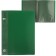 Folder with 10 A4 inserts, 500 μm, calligrata, pocket on the spine, green