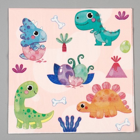Paper napkins "dinosaurians", in a set of 20 pcs.-1