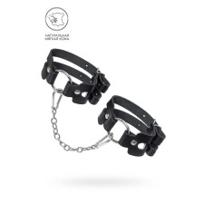 OCHOV Pecado BDSM, two straps, genuine leather, black