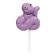 Caramel on the stick "Snake", purple, 20 g