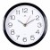 Watching clock, interior "classics", silent, d-22 cm