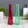 Transparent Strelka Vase 20x4.3x4.3 cm 0.1 l, mix