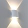 Facade lamp Arte Lamp Bosto A3122al-2WH, LED, 2x1 W, 4x8x7.5 cm, 110 lm, white