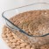 Borcam heat -resistant glass tray, square, 2 l, 22 × 22 cm, with a lid