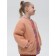 Bilateral jacket for girls, height 110 cm, jeans color