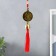 Metal bell "Hieroglyph - blessing" 1 bell d = 2.5 cm 37x5 cm