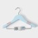 Shoulders - Ladoom hangers, 3 pcs, children, with clamps, 31.5 × 21.5 cm, blue color