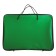 Folder for drawings and drawings A3, 470 x 340 x 20 mm, with handles, with inner pocket, textiles, 1Sh32 "Creativity" Green