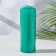 Classic candle 5x15 cm, green