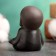 Figure "Little Buddha" 6x4cm bronze mix