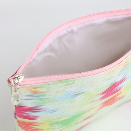Cosmetic bag with lightning, red color-2