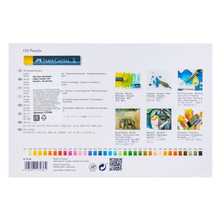 Oil pastel 36 colors Faber-Castell Studio Quality Round-2