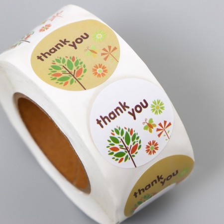 Stick Paper "Gratitude" d = 2.5 cm 500 pcs in a roll 3x6x6 cm-2