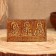 Triptych icon 12x6.5 cm, birch bark